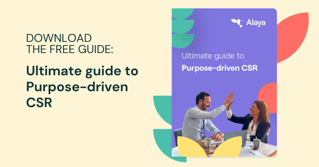 Ultimate purpose driven CSR guide