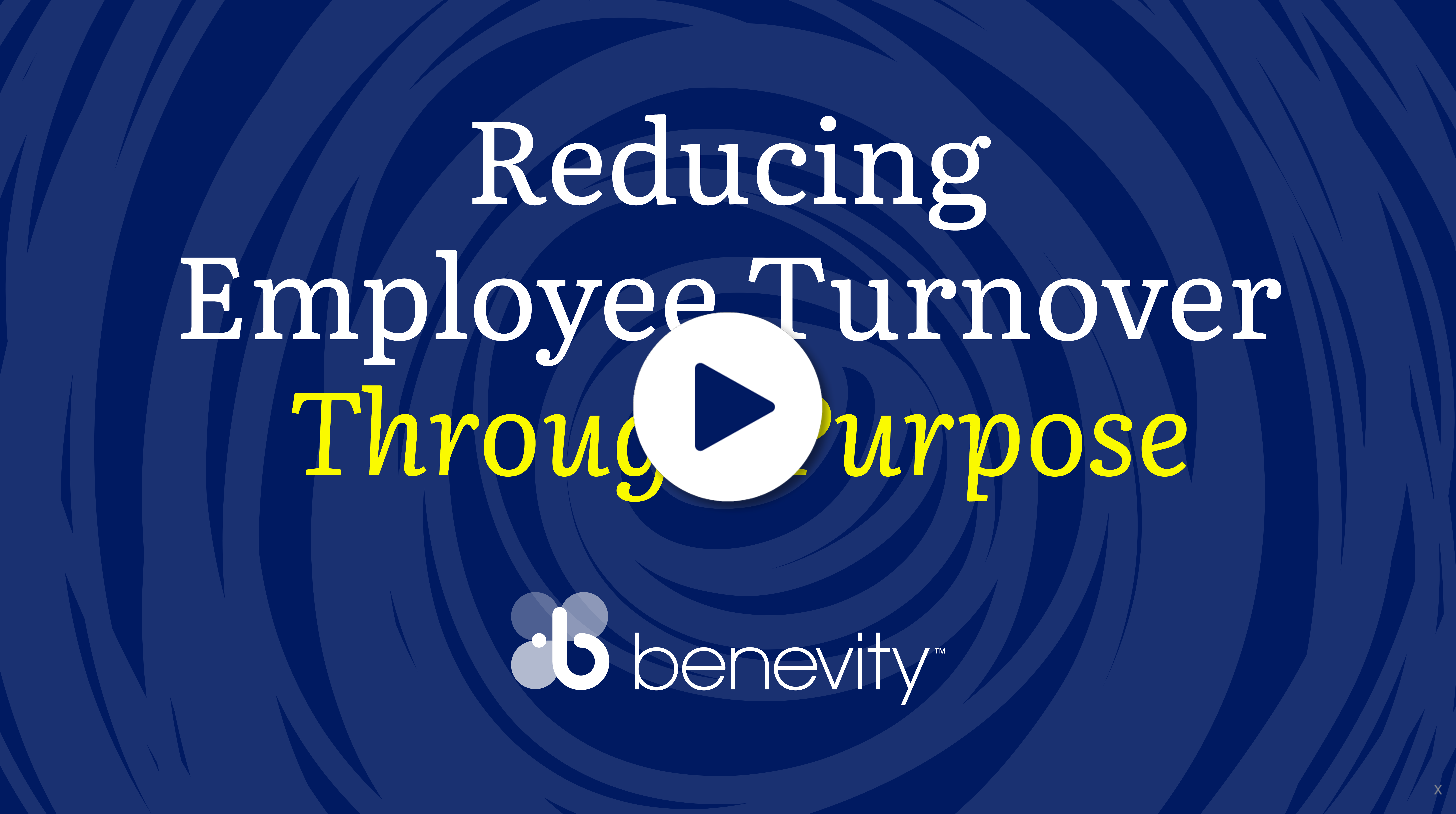 Reducing Employee Turnover Through Purpose