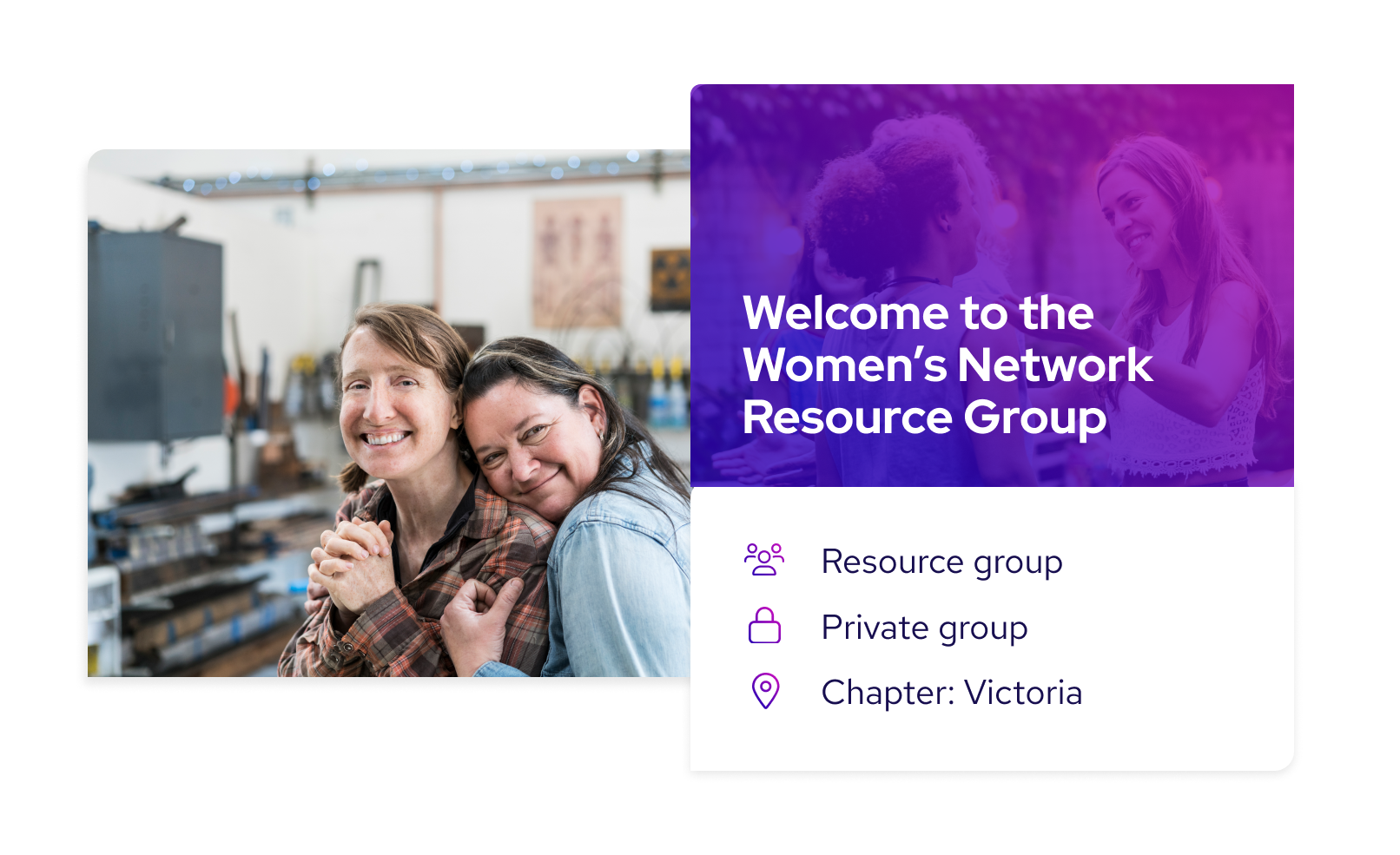 Affinity Groups — Homepage Banner