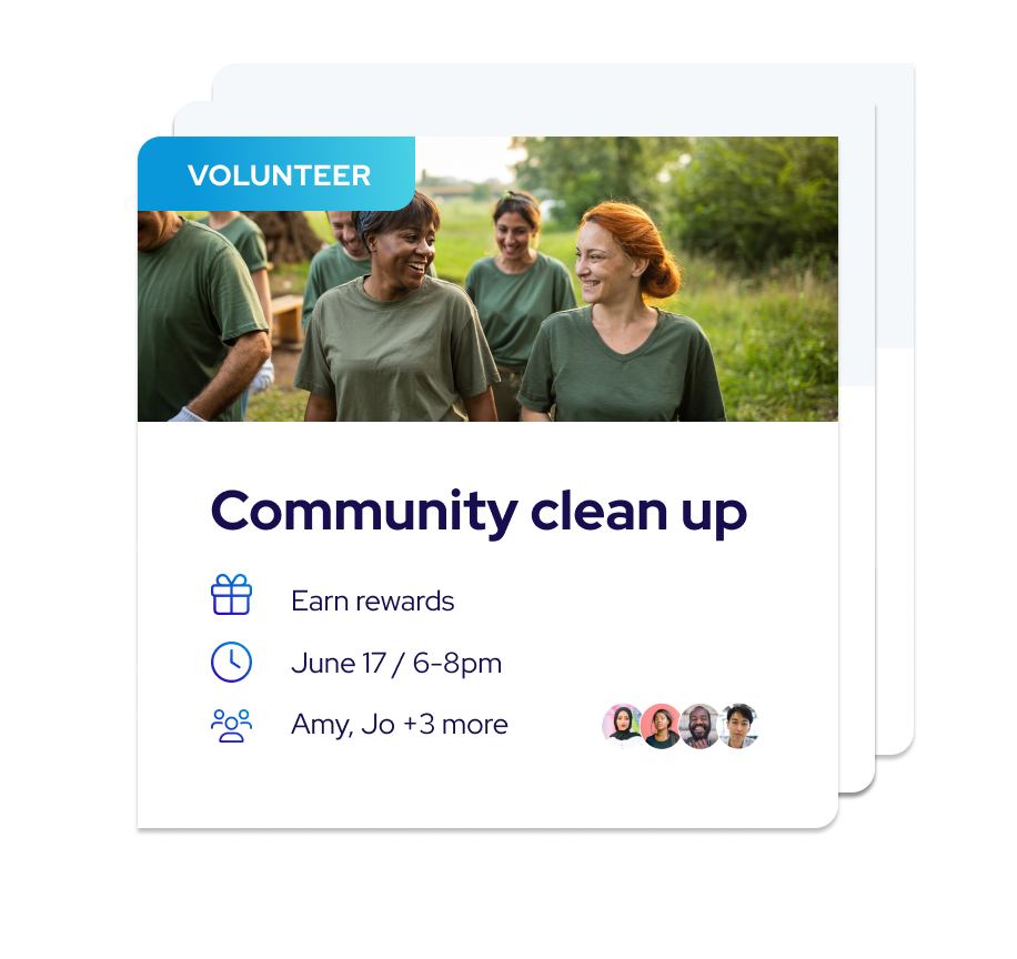 Volunteering — Volunteer in a click
